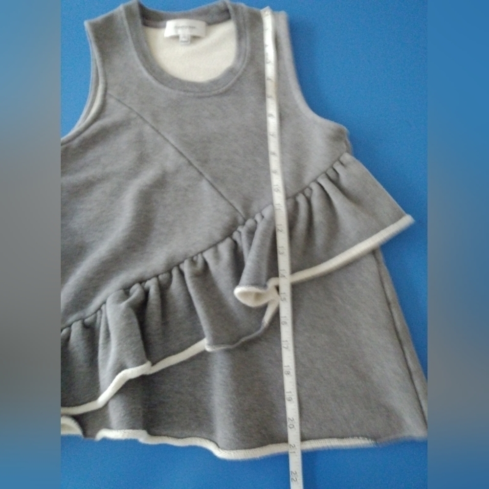 Carven Ruffle Sweatshirt Tank. Excellent Condition. Size XS - Picture 3 of 6